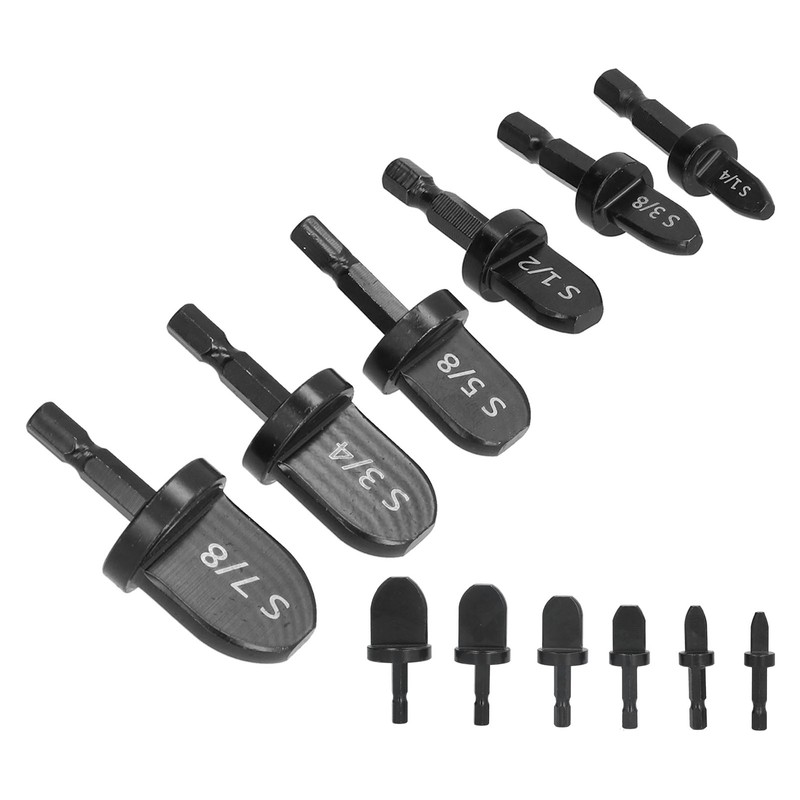 6Pcs Swaging Tool Drill Bit Set Convenient Practical Wide Application