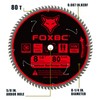 FOXBC 8-1/4 Inch Metal Cutting Table Saw Blade 80-Tooth TCG