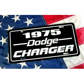 1975 Dodge CHARGER license plate  car tag 75  Charger SE Sport performance