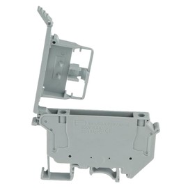 YEHEI UK5- UK5RD Ohne LED, DIN-Schienen-Sicherungsklemmensockel, Trennklemmenblock-Schraubklemme (Packung mit 10 Stück,), Einfach zu Verwenden