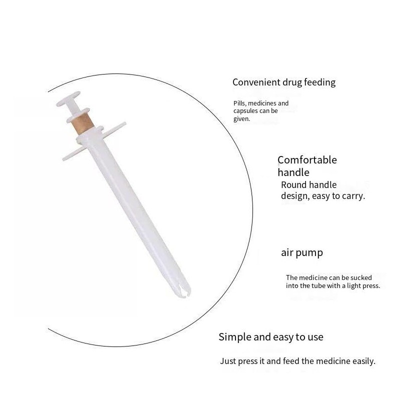 Dog Pill Shooter, Pet Auxiliary Feeding Tool, Cat Pill Gun,