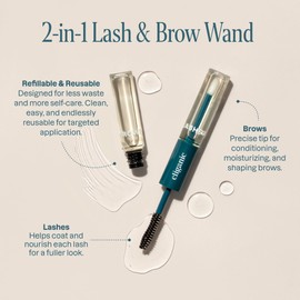 Cliganic Organic Castor Oil, 100% Pure (16oz with Eyelash Kit) - For Eyelashes, Eyebrows, Hair & Skin | Bulk, Natural Cold Pressed Unrefined Hexane-Free | DIY Carrier Oil