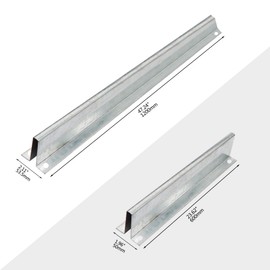 Zadery Heavy Duty Garage Door Support Reinforcement Strut Kit for 8FT Garage Door, U-Bar Garage Door Support Bracket