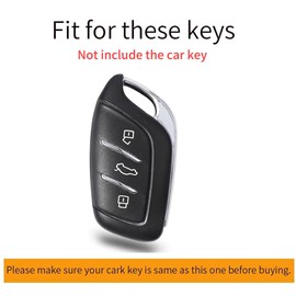 ontto Car Key Case Fits MG4 MG5 MG6 MG3 Mg7 MG ZS EV HS EHS ZX GT Roewe RX3 RX8 ERX5 RX5 I6 I5 Metal PU Leather Key Case Protective Cover Remote Key Fob Black Green