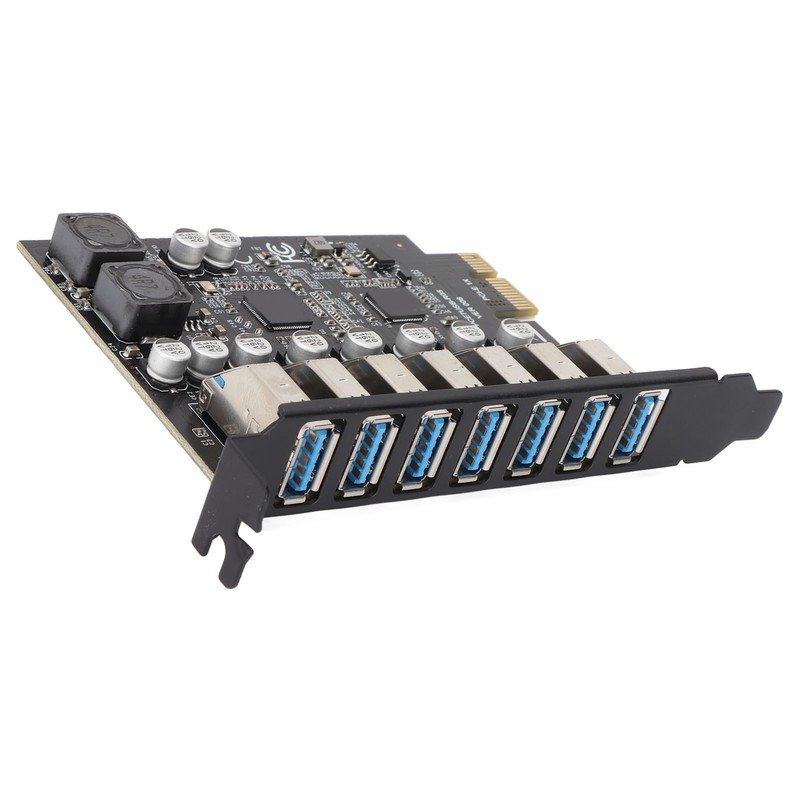 7 Port PCIE Expansion Card 7 Ports USB 3.2 GEN1