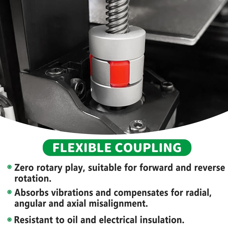 Shaft Coupling 12 mm to 12 mm Waves Flexible Coupler