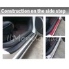 Ilmondomall Tape-Type Real Carbon Sheet 3D Pattern Black Step Bumper