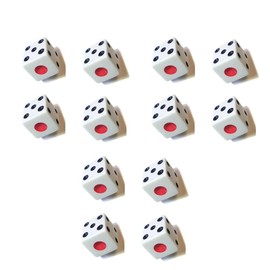[Pack of 12] Tavla Zarı Tavla Dice - Backgammon Dice - Tavla Zari 8 x 8 x 8 mm - Small Dice - Tavli - Tavola Reale - Tables Reales ... (3 Set)