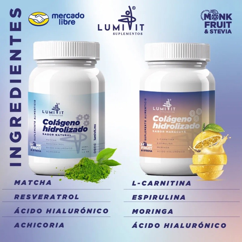 Colágeno Lumivit 1 Bote | Resveratrol + Acido Hialuronico |
