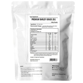 UKHealthHouse Premium European Barley Grass Powder | Barley Grass Powder | Certified Powder (250g)
