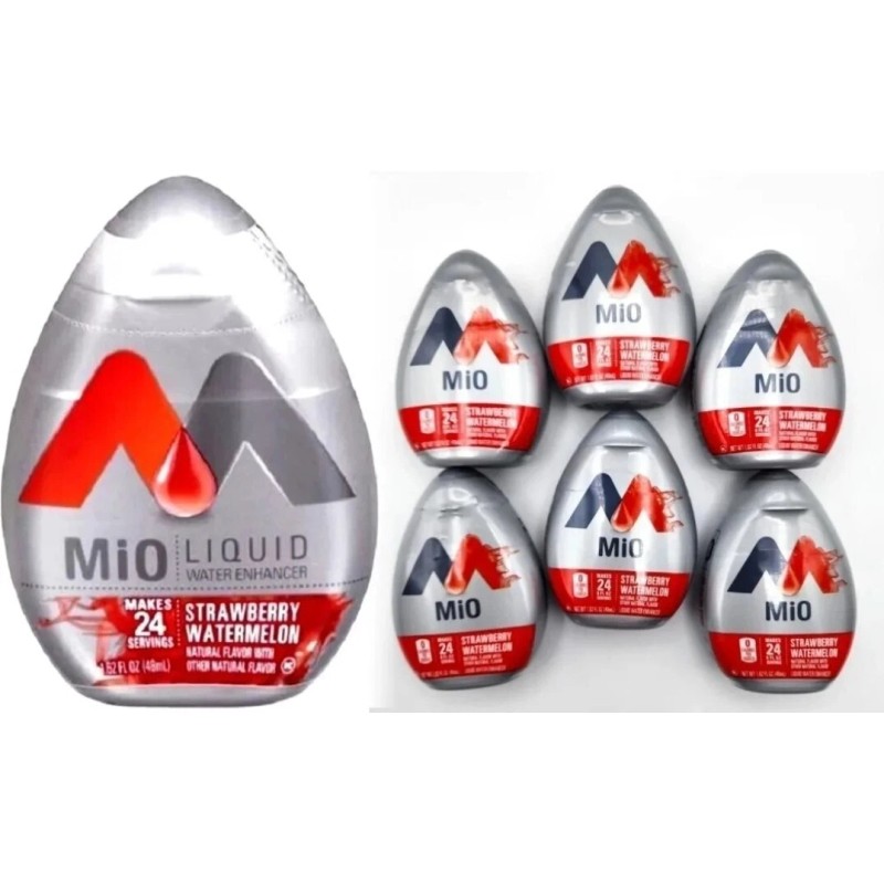 Kraft $☆●Case of (6) Mio Strawberry Watermelon Liquid Water Enhancer
