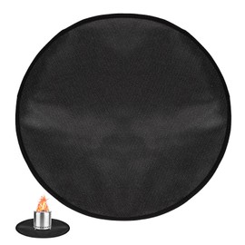 20 Inch Fire Pit Mat for Desktop, Round Fire Mat Fireproof Under Grill Mat Fireplace Mat 3-Layer Washable Grill Protective Mat for Outdoor BBQ Grills