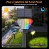 T-SUN Solar Lights Outdoor Waterproof IP65, 6Pack LED Solar Spot