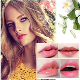 LZYLLS 2PCS Jelly Lipstick,Moisturizing Color Changing Lip Balm Lipstick,Waterproof Temperature Color Change Lip Gloss (B)