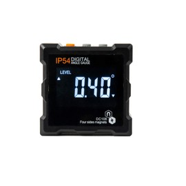 Beslands Digital Protractor Magnetic Bevel Box Inclinometer LCD Waterproof Angle Meter Integrated 4 Magnets Inclinometer