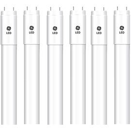 GE (case of 6 Tubes) 19348 T5 LED Tube LED26ET5/G/4/850 Glass, 46 inches, 25 watt, 3900 Lumen, 5000K Daylight Type A Plug and Play