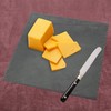 Creative Home Natural Slate Stone 12" Square Cheese Serving Board,