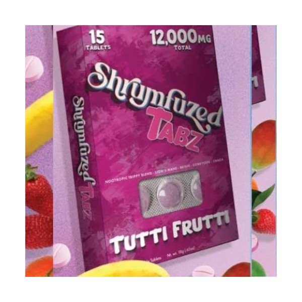 Shrumfuzed Tablets - 12,000 MG Total - Mushroom - Nootropic