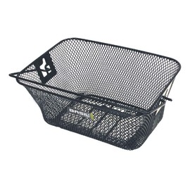 Basil 2128015500 Rear Children's Bicycle Basket – Black, 22 x 30 x 12 cm