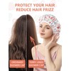 Years calm Terry Lined Shower Cap, Triple Layer Heart Motifs,Waterproof