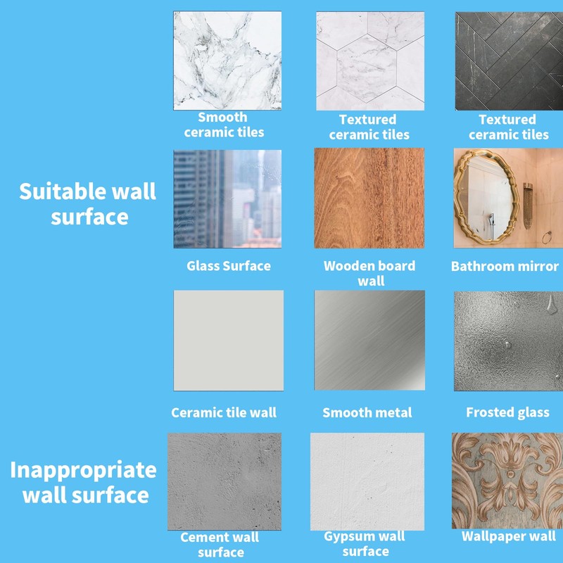 Shower Head Holder, 720° Universal Adjustment Shower Head Bracket, No