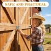 Alise Flip Latch Gate Latch,Shed Door Latch Barn Door Lock