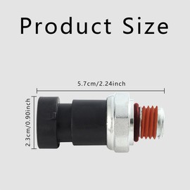 Oil Pressure Sensor Switch, Engine Oil Pressure Switch Compatible with Chevy Equinox Colorado Trailblazer, GMC Canyon Envoy, Buick Enclave Lacrosse, Replace 12570964, D1843A, 12635957