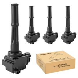 Ignition Coil Pack Set of 4 Replacement for 3.4L 3.4 V6 1995-2004 Toyota Tacoma Tundra 4 Runner 4Runner T100 1996 1997 1998 1999 2000 2001 2002 2003 2004, UF156 90919-02212