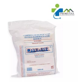 Dibar Compresa Quirúrgica Para Vientre No Esteril Dibar C/6 Pz