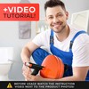MEISTERFAKTUR drain snake 2.0 [50 FT] - with drill attachment