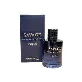 Savage for Men Extrait de Perfume Spray – (3.4oz) Fragrance for Men, Long-lasting Scent, Men's Casual Cologne for Everyday Wear, Work Days, Romantic Date