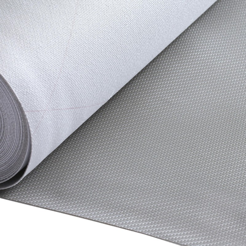 Spradling Carbon Fiber CAR-1101 Vinyl Fabric Silver Sample 3" x