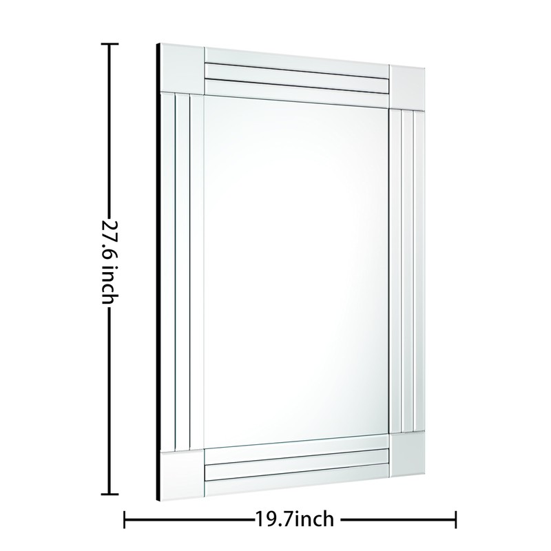 GOAND Decorative Wall Mirror Gorgeous Silver Mirror for bedrooms, bathrooms,