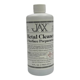 JAX Metal Cleaner & Surface Preparation - Metal Finishing Solution - Excellent for Patination and Painting of Metals - Pint