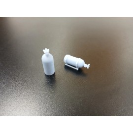 Unbranded Nitrous Bottle Pair - Custom Model - 1/24 , 1/25
