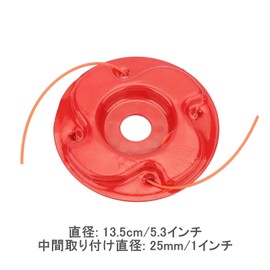 Trimmer Head for Grass Trimmer Iron Compatible Mowing Nylon Cutter Trimmer Head Easy to Use for Most Brushes and Cutters (Style 1)