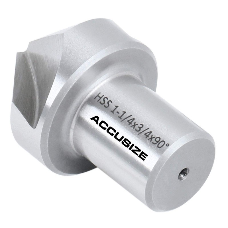 Accusize Industrial Tools 1-1/4'' Hss Countersink for Rota-Cutter, 3/4'' Weldon