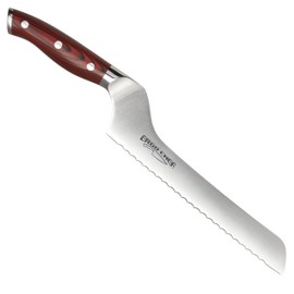 Ergo Chef Crimson Series Serrated Offset Bread Knife, 8-Inch
