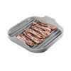 Bacon Cooker for Microwave Oven, HOMOMSAE Large Soft Silicone Food