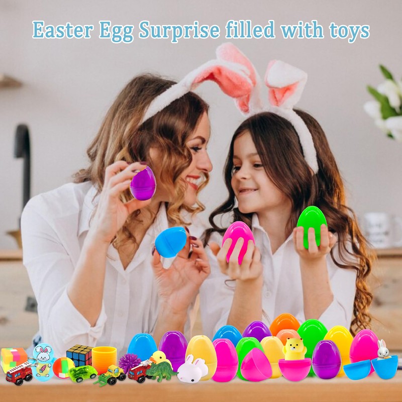 Lubibi Prefilled Easter Egg With 48pcs Fidget Toys, Perfect for