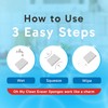 (100 Pack) Extra Large Eraser Sponge - Extra Thick, Long