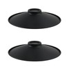 Crapyt 2 Pcs 8.66" Metal Cone Lamp Shades Iron Lampshade