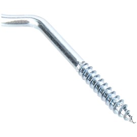 Merriway® BH00110 (6 Pcs) Zinc Plated Screw-In Ceiling Hook Steel, 100mm (4 inch) - Pack of 6 Pieces