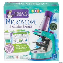 Educational Insights Nancy B's Science Club - Microscope & 22 Page Activity Journal 400x Dissecting