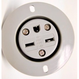 ARROW HART 5679C FLANGED OUTLET 15A, 250V 2P 3W  NEW
