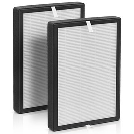 GL-FS32 Replacement Filter Compatible with MOOKA Air Pu-rifier Replacement Filter GL-FS32 and AZEUS & KOIOS GL-FS32 filters for Large Room, 3-IN-1 High-efficiency H13 True HEPA Carbon Filters, 2-Pack