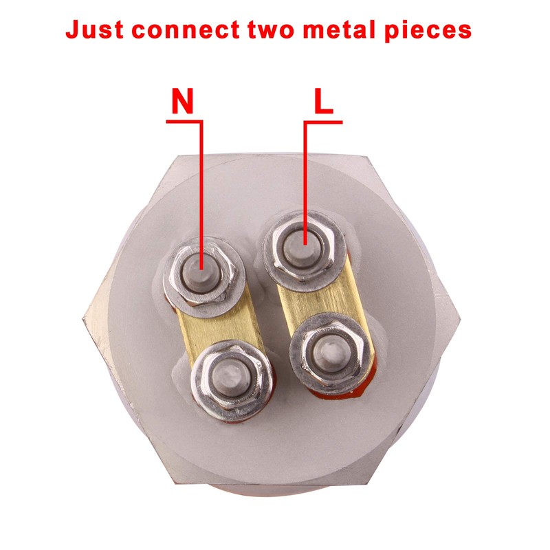 DERNORD 24V 600W DC Submersible Water Heater Element Stainless Steel