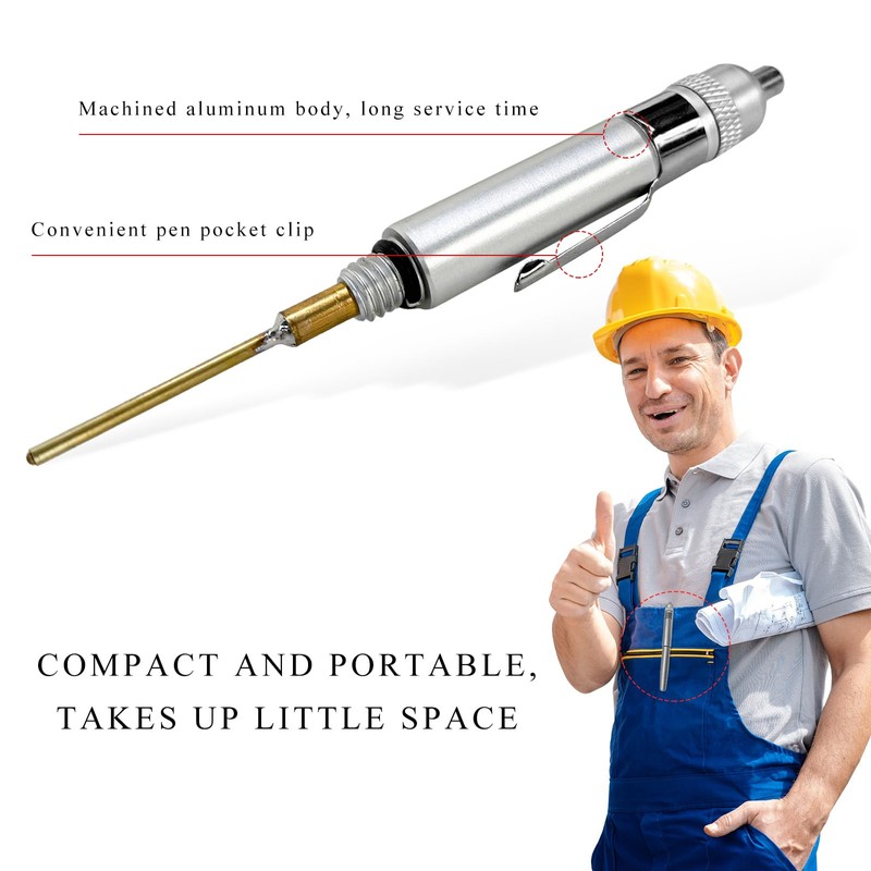 SHMZK Precision Oiler, Lightweight Aluminum Oiler Precision Oiling Pinpoint Pen
