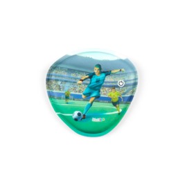 ergobag Blinkie Klettie Motif World Theme World Velcro Surfaces Collecting Fun Customisation, Football - Multi Colored