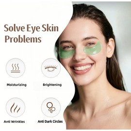 Eye Pads with Aloe Vera, Collagen Eye Pads Against Dark Circles, Eye Pads for Dark Circles Removal, Pack of 60